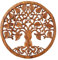 Oriental Galerie Lebensbaum Wandbild Wanddeko Mandala Zeichen Wandrelief Symbol Mythologie Deko Holz 40 cm