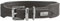 HUNTER Hundehalsband Malta, Farbe: steingrau, aus gefettetem Softvollrindleder, weich unterlegt, strapazierfähig, Brillante Farben, handgefertigt, Made in Germany, Größe: 37