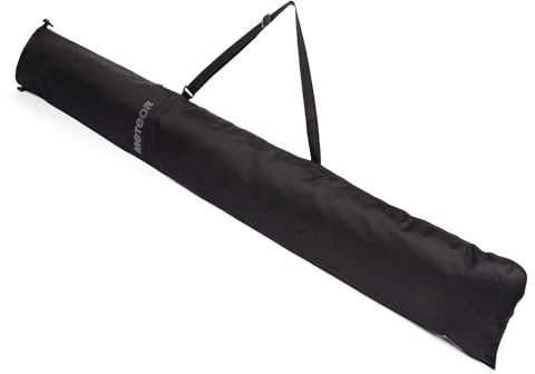 meteor Skitasche Leicht langlebig und ideal für Reisen - Skisack bis 195 cm - Wasserfestes Skicover mit Tragegurt - Robustes Design für 1 Paar Ski & Stöcke Ideal für Skiurlaub und Wintersport