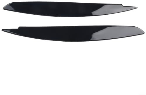 URPIZY Scheinwerfer Augenbrauen Für BMW 1Er E87 E88 E81 E82 Abdeckung Trim 2008-2013 Schwarze Plastik Lidschatten Bögen Zubehör, Scheinwerfer Blenden, ABS Kunststoff Autotuning