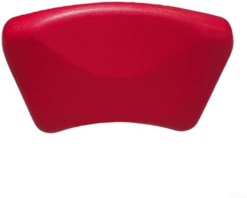 Wasserdichtes Badewannenkissen mit sicheren Saugnäpfen für perfekte Entspannung (rot)