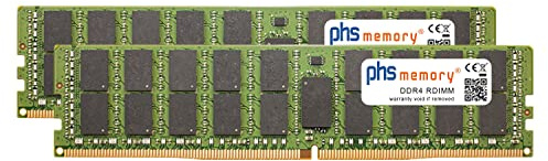PHS-memory 128Go (2x64GB) Kit RAM mémoire Compatible avec Apple MacPro 8-Core 3,5GHz (2019) DDR4 RDIMM 2933MHz PC4-23400R