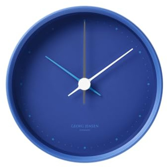 Georg Jensen Henning Koppel Wanduhr Iconic Blue 10 cm