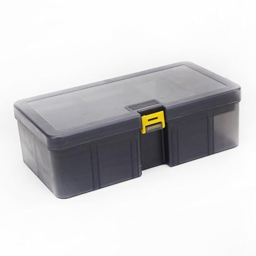 Fahoujs Doppelschicht Angelgerät Box Jigs Spinner Haken Köder Werkzeugkoffer Zubehör Werkzeuge Aufbewahrungsbox Dauerhafte Köder Container