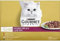 Gourmet Gold Double Délice Bœuf-Poulet, Lapin-Foie, Poisson de l'Océan Sauce aux Epinards, Canard-Dinde, 12 x 85g x 8 lot