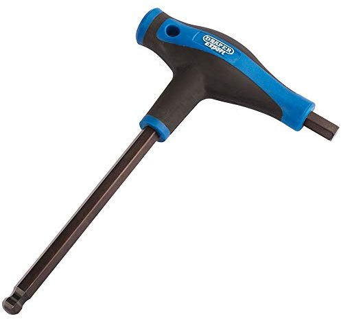 Draper 33913 Soft Grip T' Handle 10mm Hexagon and Ball End Key