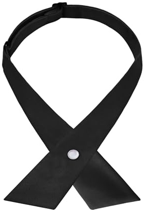 SYAYA Cross Bow Tie for Women or Men, Boy Crossover Bowtie for Girls Uniform & Lolita or Cosplay T-shirt Accessory W-B-T2