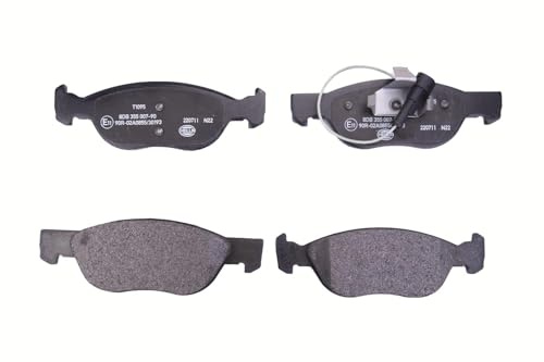HELLA 8DB 355 007-901 Bremsbeläge - mit Warnkontakt - T1095 - für u.a. ALFA ROMEO / FIAT / LANCIA