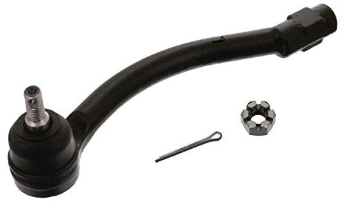 febi bilstein 48062 Spurstangenendstück mit Kronenmutter und Splint , 1 Stück, schwarz
