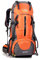 MYMM 50L Trekkingrucksacke, Outdoor Wanderrucksäcke, ideal für Sport im Freien, Wandern, Trekking, Camping Reisen, Bergsteigen. wasserdichte Bergsteigtasche, Reiseklettern Daypacks, Rucksack(orange)