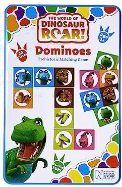 By Paul Lamond Games The World of Dinosaur Roar Picture Dominoes,20.5 cm x 13.5 cm x 3.8 cm