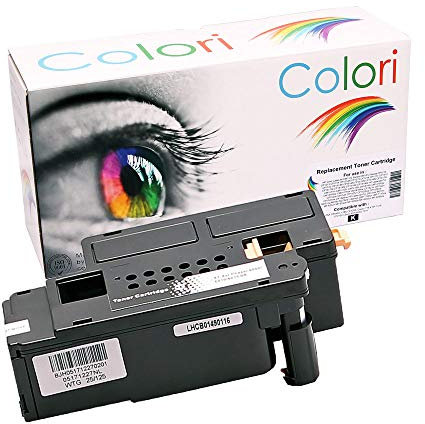 Alternativ Toner für Dell E525 Schwarz für Dell E525 E525w Multifunction Printer von Colori