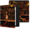 Ayotu 10th Generation Kindle Oasis Case (Modell 2019) und 9th Generation Case (Modell 2017), Honeycomb PU-Hülle mit automatischer Aktivierung/Deaktivierung,Die Bibliothek