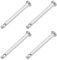 sourcing map 4Stücke Einzelnloch Gabelkopfbolzen Flachkopf 3mm X 30mm 304 rostfrei Stahl Scharnierstift