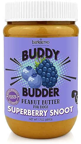 FENRIR Bark Bistro Company, Superberry Snoot, 100% Natural Dog Peanut Butter, Healthy Peanut Butter Dog Treats, Stuff in Toy, Dog...