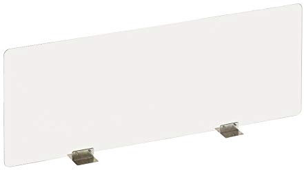 Exacompta Schutzwand Exascreen 160 x 60cm glasklar. Ideal für Schreibtische, Behörden, Kassen, Theken und Schalter zum Schutz vor Viren und Bakterien Trennwand Spuckschutz Hustenschutz