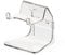 Skull & Co. Phantom Stand: Controller Stand Headphones Stand Wall Mount Stand Holder Compatible with All Controllers [for PS4/Switch Pro/Xbox Elite/Elite2/other 3rd Party Controllers] - Transparent