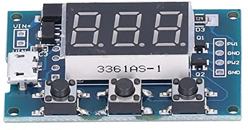 Generatore PWM Generatore di Impulsi Modulo Duty Cycle a Frequenza di Impulsi PWM Regolabile a 2 Canali 1HZ-150KHZ