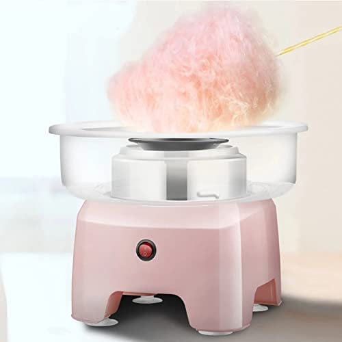 PanHuiWen Cotton Candy Floss Maker Machine Mini 500W Household Electric Cotton Candy Machine Hard Candy Mini Cotton Candy Maker Homemade Electric Cotton Candy Machine Commercial,pink