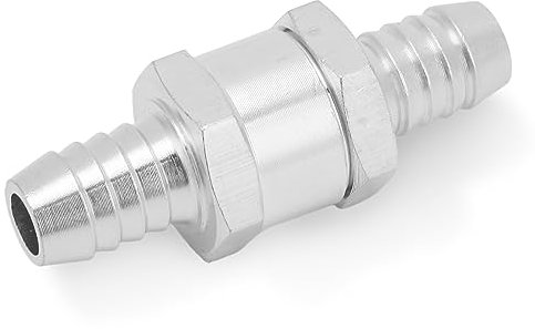 Auto Rückschlagventil, Auto Boot 1 Weg Rückschlagventil 4mm-16mm Aluminiumlegierung Universal für Benzin, Biodiesel, Wasser, Kühlmittel, Öl(12mm) Kraftstoffventil und Zubehör