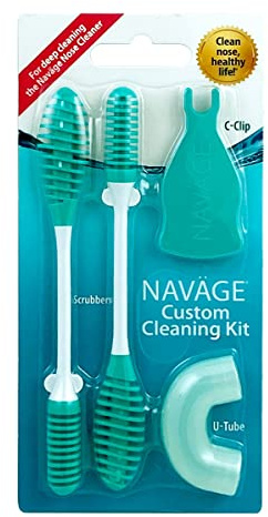 NAVAGE® Custom Cleaning Kit for Nose Cleaner Maintenance | Keep It Fresh: Purpose-Built Brushes and Tools to Clean and Maintain Your Navage Nose Cleaner