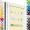 Estika Doppelrollo Klemmfix ohne Bohren - 80 cm x 120 cm - Pastellgelb - 27 Stofffarben, Tag und Nacht Duo Rollo, Rollos für Fenster ohne Bohren, Fenster Sichtschutz (80 cm Stoffbreite)