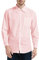 Zahala Battery Men's Dress Shirt Long Sleeve Slim Fit Casual Business Formal Button Down Shirts with Pocket(Pink,XXL)