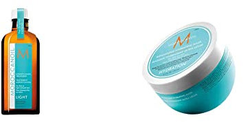 Moroccanoil Behandlung Light, 100ml & Leichte Feuchtigkeitsmaske, 250ml