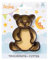 Decora 0255036 Cortador de pasta de oso de plástico, ideal para crear decoraciones en pasta de azúcar o goma, fabricado en Italia, diseño original. Paquete de 1 unidad.