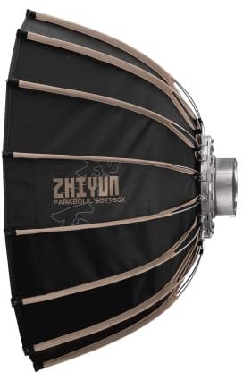 ZHIYUN [Official] 60cm Parabolische Softbox Bowens, Universal für Licht mit Bowens Mount, Parabolic Softbox für ZHIYUN X60/ CX100/ G60/ X100/ G200/ G300 Videoleuchte