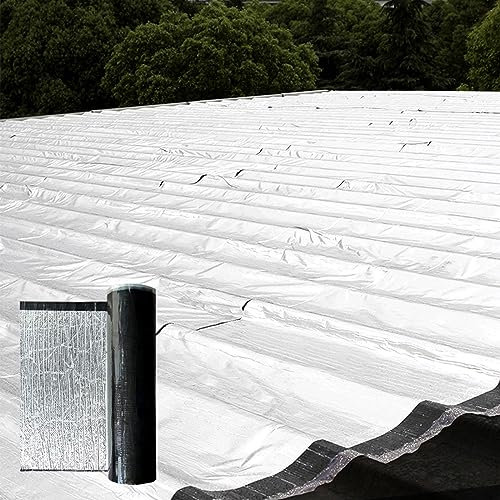 Wasserdichtes Klebeband,Aluminum Foil Bitumen Tape,Bitumenband Reparaturband Selbstklebend,Klebeband Dichtungsband,Heat Insulatio Repair Tape,für Dachrissen,Breite X Länge (1x3m)