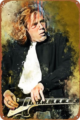 Jeff Healey Vintage-Poster, Metallschild, Blechschild, Retro-Wanddekoration für Zuhause, Straße, Tor, Bars, Clubs