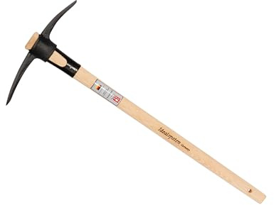 IDEALSPATEN - Made in Germany Since 1899 - Kassel Pick Axe - Professional Pick for Trenching Digging Hard Ground Soil, 5.75lb - 36.5in (Kassel)#IS410
