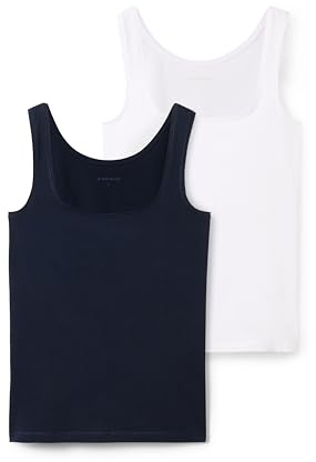 Tom Tailor Damen Basic Top im Doppelpack