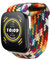 kwmobile Fascia compatibile con Amazfit Bip 5 / Unity/GTR 4 - Cinturino Smart-Watch Fitness-Tracker Nylon multicolore ca. 14-22 cm