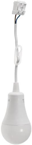 ChiliTec Baustellenlampe 5 Stück 15cm Kabel 12W 1130lm 4000K | Maler Renovier Lampe, Mit Kabelanschluss, Neutralweiß