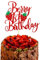 Arthsdite 1 Pc Berry 1st Birthday Cake Topper Sweet Fruit Theme First Birthday Strawberry One Cake Pick for Strawberry Theme Baby Shower Kids 1st Birthday Party Cake Decorations