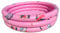Paddling Pools for Kids, 130CM Round Inflatable Kids Swimming Pool, 3 Ring Paddling Pool with Inflatable Safety Bubble Floor, Space theme Swimming Pool for Kid Gardens Backyard Indoor (Pink)
