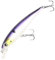 Major Fish Zander Wobbler Hecht Barsch Hardbait Flachläufer 10 cm (Violett Weiss)