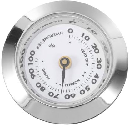 Healeved Accessorio Humidor Piccolo Igrometro Analogico Preciso Per Scatola Di Vino