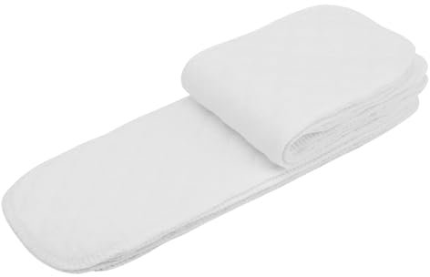 10 Stück weiche und atmungsaktive Babywindeln, Baumwollwindeleinlagen für Kleinkinder, wiederverwendbare und waschbare Stoffeinlagen, weiche Windeleinlage für Kleinkinder, (Six layers (32 * 12cm))