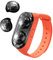 Kabellos Kopfhörer Bluetooth mit Silikonarmband für Herren Damen Wireless Mini Earbuds unsichtbar kleinste Schlafkopfhörer Bluetooth in Ear für kleine Ohren Seitenschläfer Sport mit Sportarmband