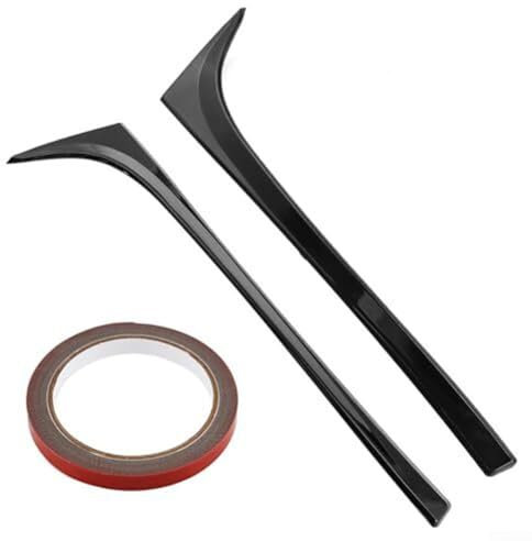 Ali laterali per Golf 7 MK7 nero opaco con nastro adesivo, perfetta vestibilità e stile