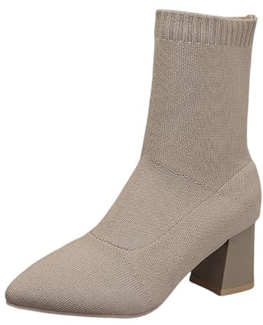 Stivali Donna Tacco Basso Stivaletti Donna Estivi Vera Pelle Stivali Alti da Pescatore Scarpa Estiva Donna Pantofole Pelo Pantofole Spugna Ciabatte per fascite Plantare Ciabatte Donna estive