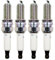 drehmomentschlüssel zündkerzen auto 4–6 Stück A0041594903 Platin-Zündkerze, kompatibel mit Mercedes-Benz W203 W204 C204 CL203 S203 S204 C209 A209 C219 W211(6PCS)