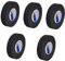 Toddmomy 5 Rollen Anti Rutsch Griffband Griffe Overgrip Griffe Badminton Band Tennis Grip Wrap Saugfähiger Ersatz Tennisschläger Schwarz Flanell