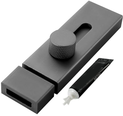 Serratura a scorrimento adesiva – Latcharmen meccanismo per serratura di sicurezza, vite a scorrimento ispessita | di blocco interno per armadi camera da letto, uso della residenza, ingresso e