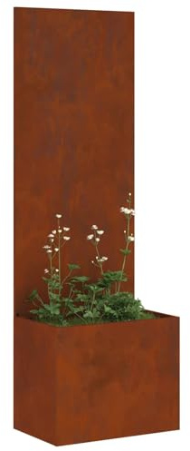 vidaXL Garten Sichtschutz-Leinwand Rostig 50 x 32 x 150 cm