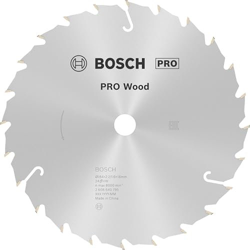Bosch 2608640795 Lame de scie circulaire Speedline Wood 184 x 16 x 2,4 mm, 24, 1 pièce