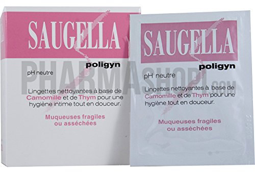 Saugella Poligyn 10 Lingettes Intimes Individuelles